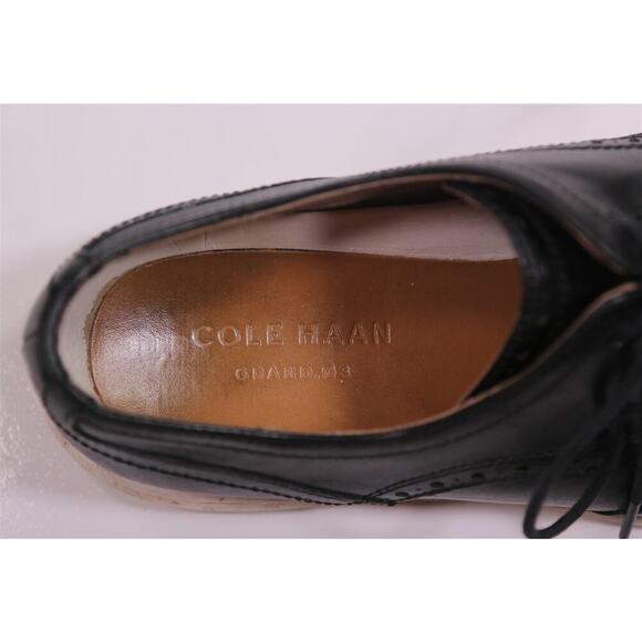 Cole Haan Men\'s 9.5 Original Grand Wingtip Oxford Black Dress Shoes c26469 main image 7